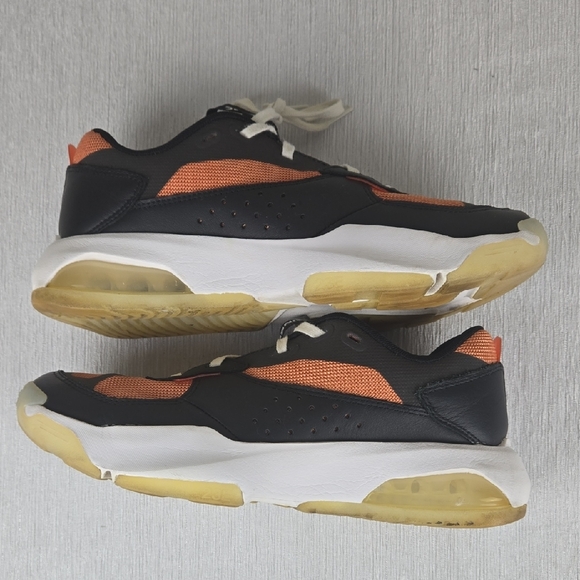 Jordan Men's Black and Orange Athletic Shoes - Picture 10 of 15